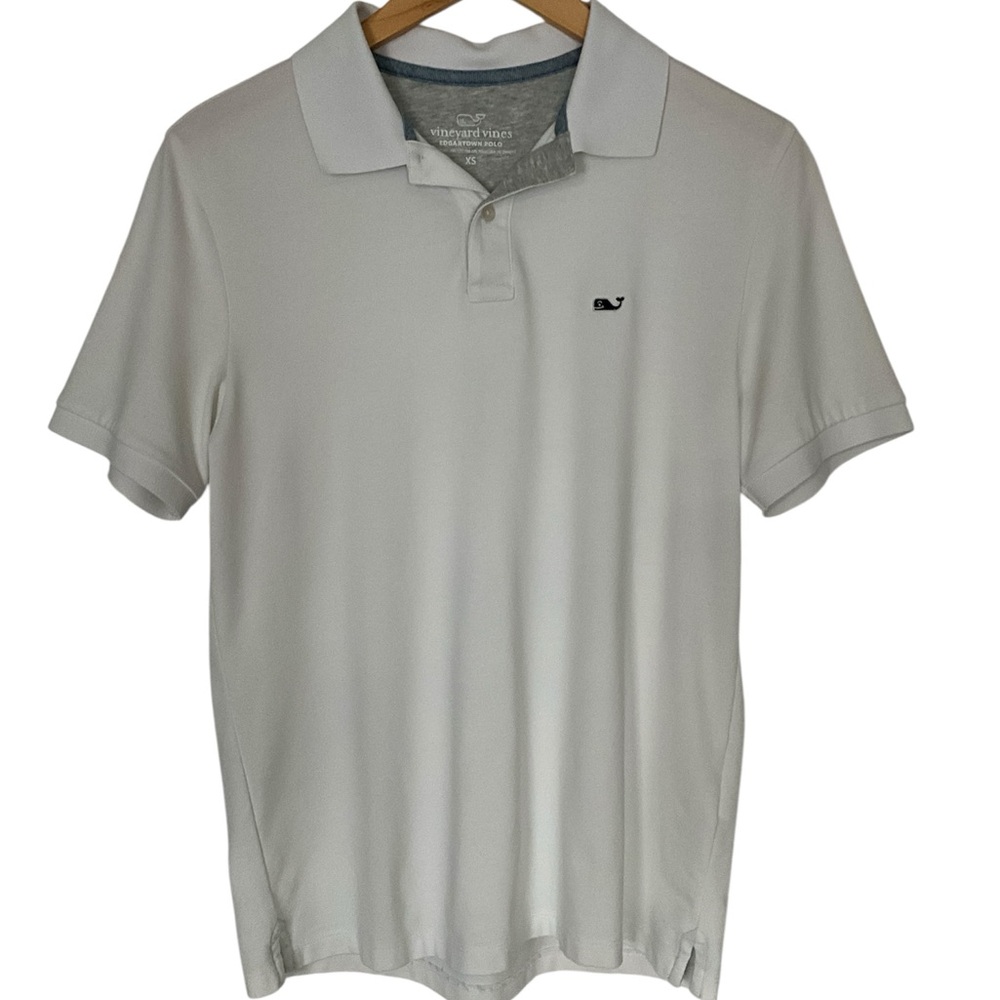 Vineyard Vines Classic Edgartown White Polo Shirt